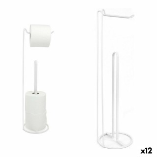 Porte rouleaux pour Papier Toilette Confortime Blanc 15 x 15 x 54 cm (12 Unités)