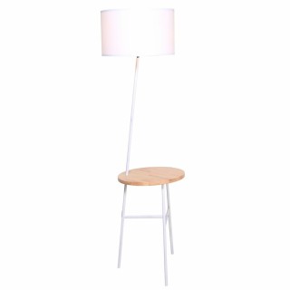 Lampadaire DKD Home Decor Blanc Rouge Métal 30 x 30 x 180 cm