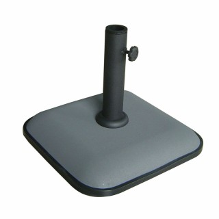 Marbueno Base Parasol Carré Béton 35X35X5,2 cm 11KG Gris Jardin, Piscine 10454