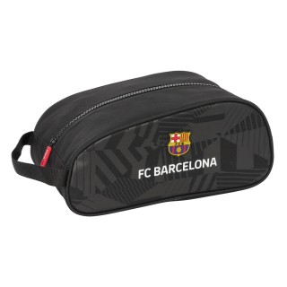 Range Chaussures de Voyage F.C. Barcelona Black Noir 34 x 15 x 18 cm
