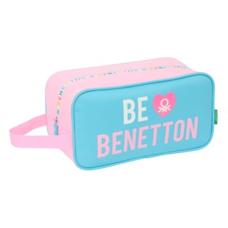 Range Chaussures de Voyage Benetton Unique Rose Turquoise 29 x 15 x 14 cm