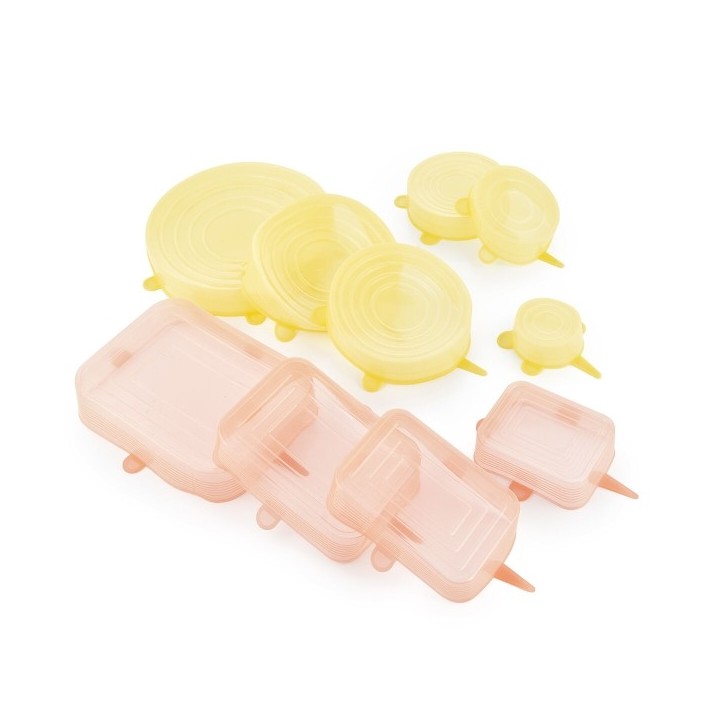 Jeu de 10 Couvercles de Cuisine Réutilisables et Réglables Lilyd InnovaGoods