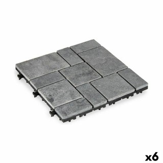 Carreau à emboîtement Ibergarden G004 Vert Plastique 30 x 3,5 x 30 cm Pelouse (6 Unités)