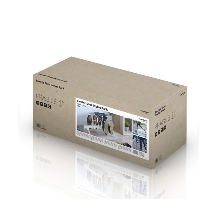 Étendoir Séchoir Électrique à Chaussures InnovaGoods 80 W 4 paires