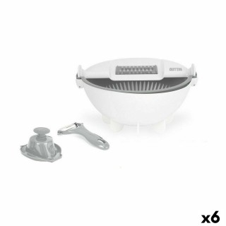 Coupe Légumes Manuel Quttin 4 en 1 14,5 x 14,5 x 33 cm (6 Unités)