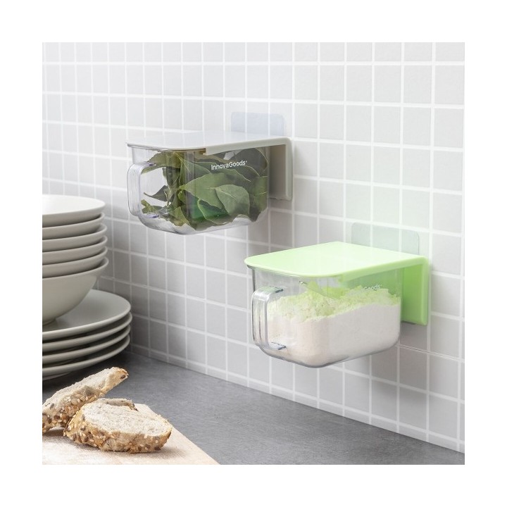 Récipients de Cuisine Adhésifs Amovibles Handstore InnovaGoods Pack de 2 unités