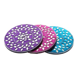 Dessous de verres DKD Home Decor 10,8 x 10,8 x 0,7 cm