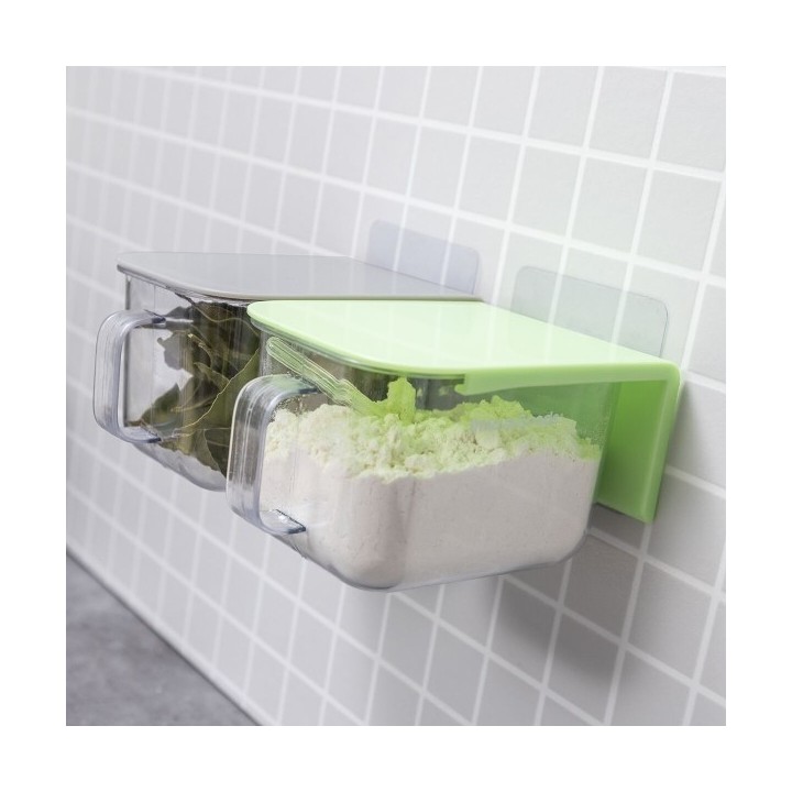 Récipients de Cuisine Adhésifs Amovibles Handstore InnovaGoods Pack de 2 unités