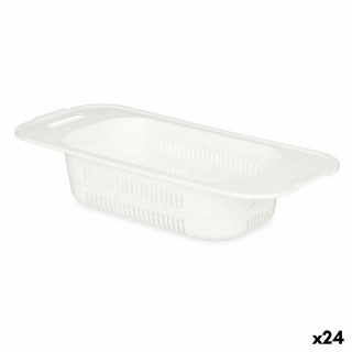 Draineur Kinvara 04 1314 Blanc Plastique 47 x 9,5 x 22 cm (24 Unités)