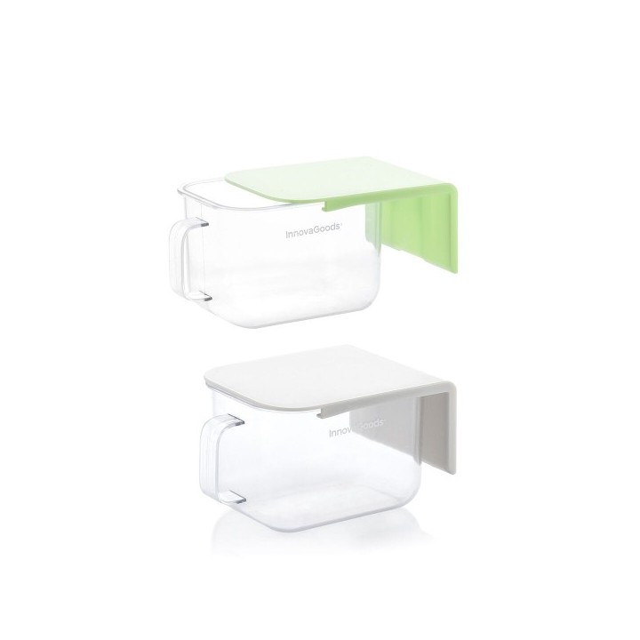 Récipients de Cuisine Adhésifs Amovibles Handstore InnovaGoods Pack de 2 unités