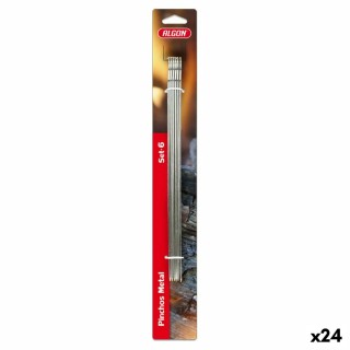 Ensemble de brochettes pour barbecue Algon Bambou 20 Pièces 18 cm (24 Unités)