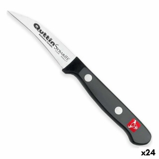 Eplucheur Quttin Sybarite Noir Argenté 8 cm (24 Unités)