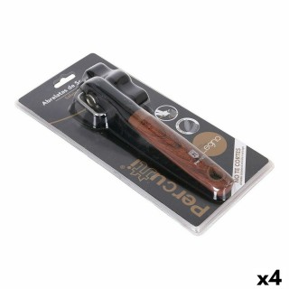 Ouvre boîte Percutti Legno Marron Noir 17 x 13 x 5 cm (4 Unités)