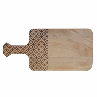 Planche à découper Home ESPRIT Doré Naturel Métal Acacia 32,3 x 31,3 x 1,4 cm