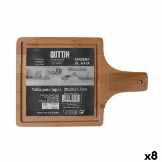 Plateau de service Quttin Quttin 30 x 20 x 1,7 cm Avec poignée (8 Unités)