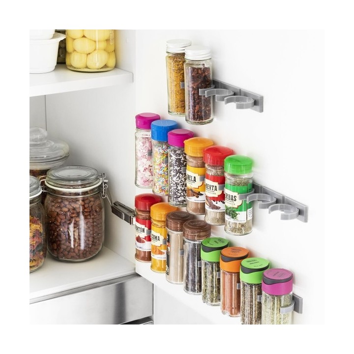 Porte épices adhésif et divisible Jarlock x20 InnovaGoods