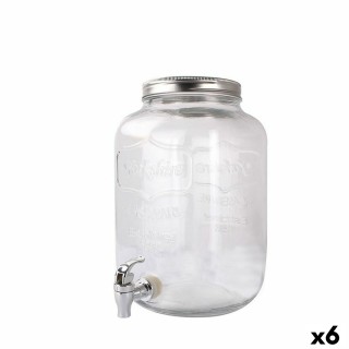 Carafe à eau avec robinet EDA 29 x 15 x 35 cm (10 Unités)