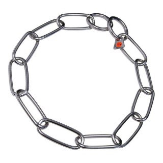 Collier pour Chien Hs Sprenger Maillons Argenté 4 mm Torsadé 65 cm