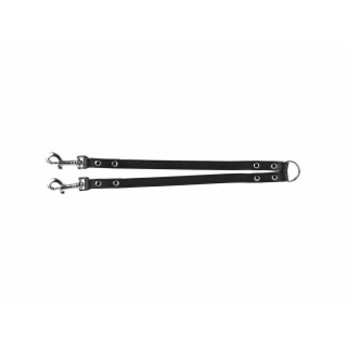2 Accouplement pour laisse de chien Red Dingo Noir black (2 x 25 34 cm)