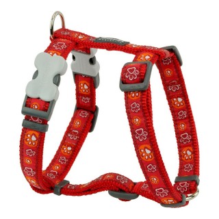 Harnais pour Chien Red Dingo Style Rouge Étoile 30 48 cm