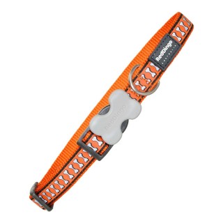 Collier pour Chien Red Dingo Lisse Orange (1,5 x 24 36 cm)