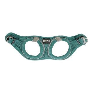 Harnais pour Chien Gloria Air Mesh Trek Star Réglable Turquoise Taille XXXS (18 20 cm)