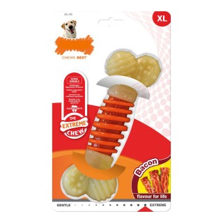 Jouet pour chien Nylabone Dura Chew Bacon Taille S Nylon