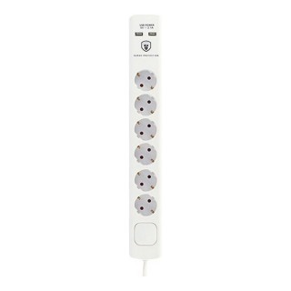 Multiprise 6 Prises avec Interrupteur TM Electron 3680 W