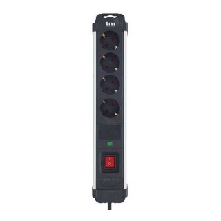 Rallonge 4 prises Schuko avec interrupteur TM Electron 3680 W
