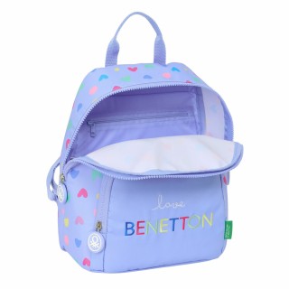 Sac à dos Casual Benetton Lila Lila 25 x 30 x 13 cm