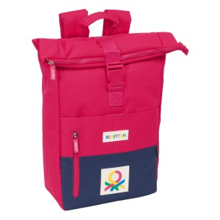 Sac à dos Casual Benetton benetton Cerise Blue marine