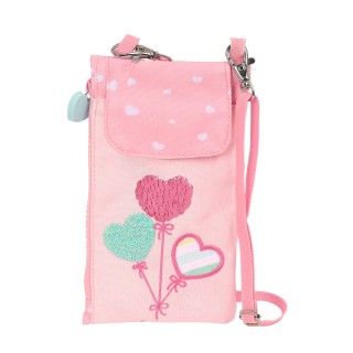 Porte monnaie BlackFit8 Globitos Protection pour téléphone portable Rose
