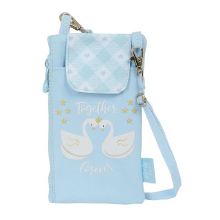 Porte monnaie Glow Lab Cisnes Sac pour téléphone portable Bleu