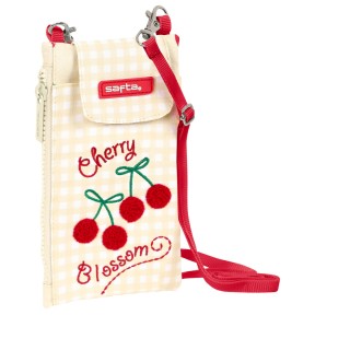 Porte monnaie Safta Cherry Beige Protection pour téléphone portable