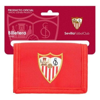 Portefeuille Sevilla Fútbol Club Rouge 12,5 x 9,5 x 1 cm