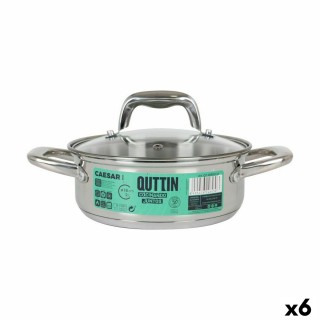 Boîte Quttin Acier verre 11,5 x 11,5 x 23,5 cm (12 Unités) (1700 ml)
