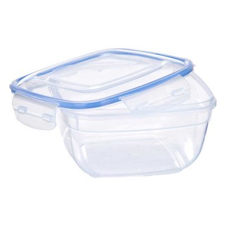 Boîte à lunch hermétique Leknes 30104 Transparent polypropylène Carré 1,5 L 17 x 10 x 17 cm (12 Unités)