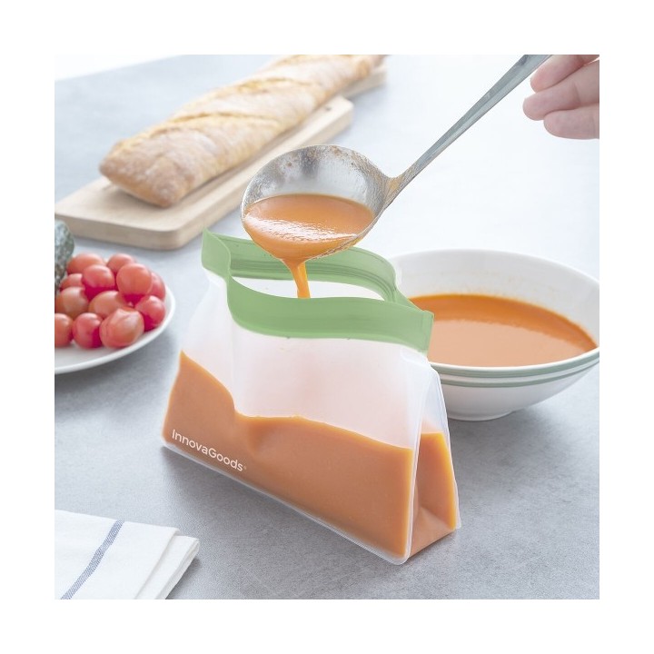 Set de Sacs Réutilisables Hermétiques Zags InnovaGoods 6 Unités