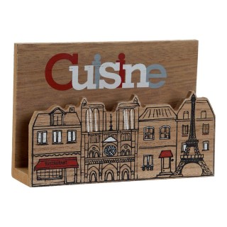 Porte serviettes DKD Home Decor Cusine Multicouleur Bois Bois MDF 16 x 11 x 5 cm