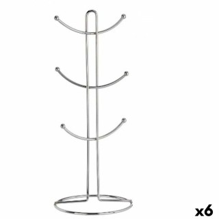 Porte tasses Kinvara W3154 1 Argenté Métal 16 x 39 x 16 cm (6 Unités)