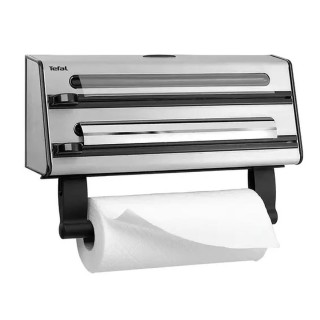 Porte rouleaux de Cuisine Quttin Bambou Aluminium 33,5 x 13 x 5,5 cm (12 Unités)