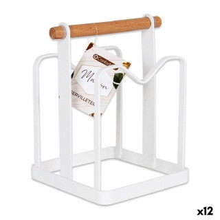 Porte serviettes Confortime 124022 14,2 x 12,2 x 18,7 cm (12 Unités) Blanc
