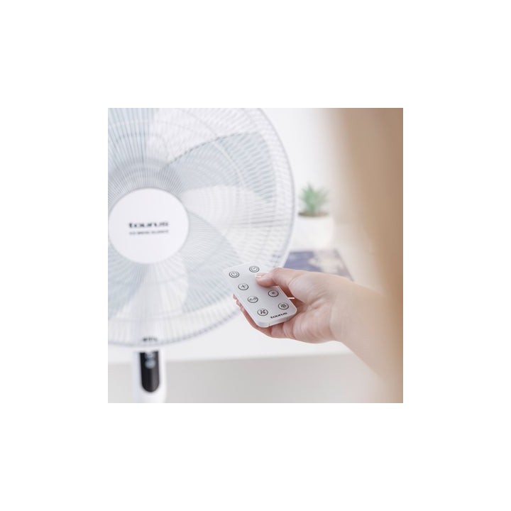 Taurus ICE BRISE SILENT - Ventilateur 2 en 1 sur pied / table blanc diam. 35 & 40 cm