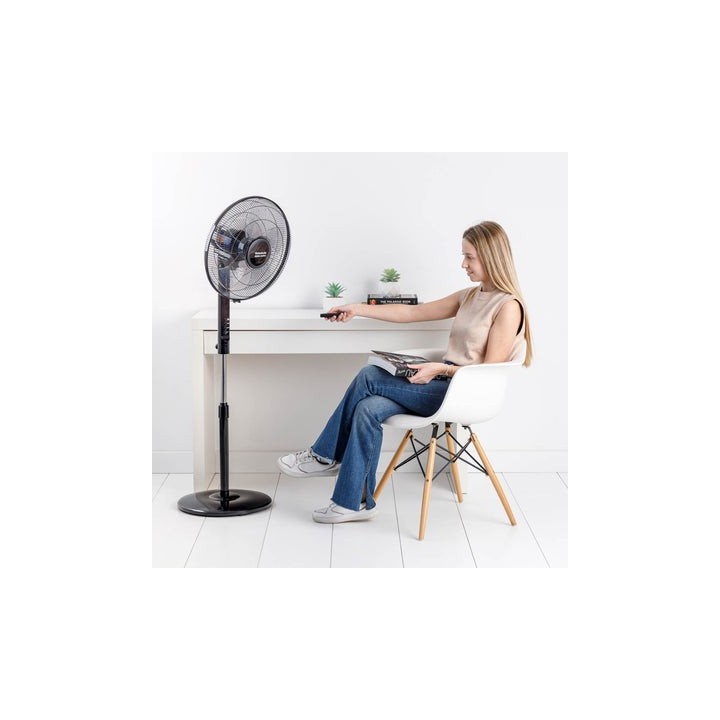 Taurus BOREAL SILENT 16CR - Ventilateur sur pied noir diam. 40 cm
