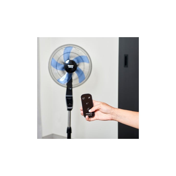 Taurus BOREAL 16 CR DIGITAL - Ventilateur sur pied noir & bleu diam. 40 cm