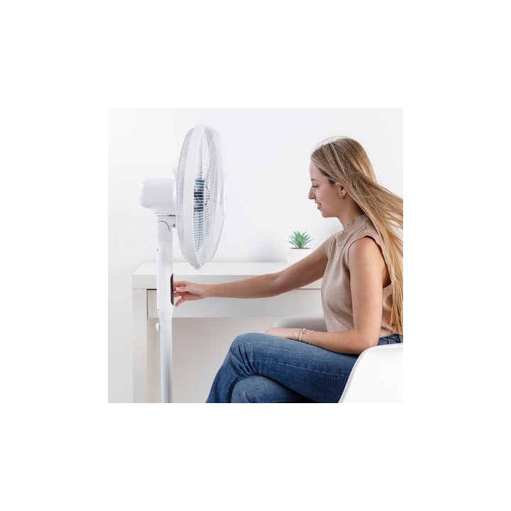 Taurus ICE BRISE SILENT - Ventilateur 2 en 1 sur pied / table blanc diam. 35 & 40 cm