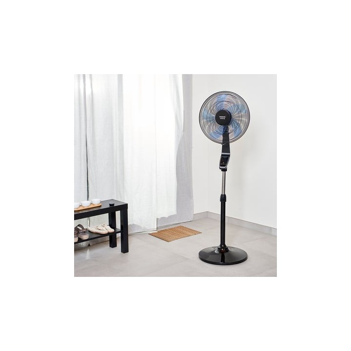 Taurus BOREAL 16 CR DIGITAL - Ventilateur sur pied noir & bleu diam. 40 cm