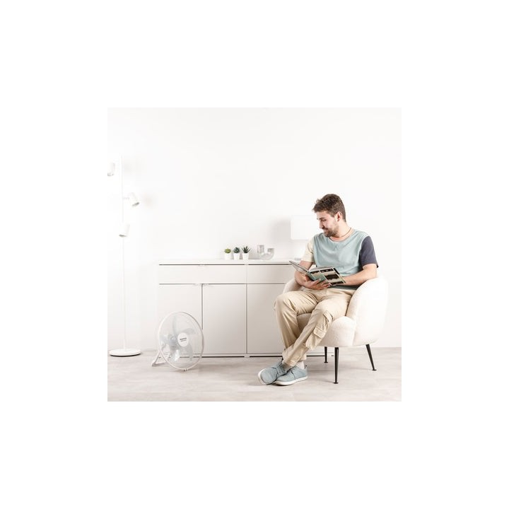 Taurus BOREAL 16 CR GO - Ventilateur sur pied blanc 4 en 1