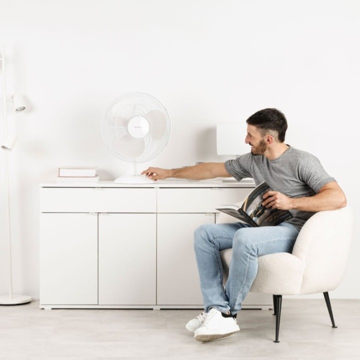 Taurus GRECO 16 PURE - Ventilateur de table blanc diam. 40 cm
