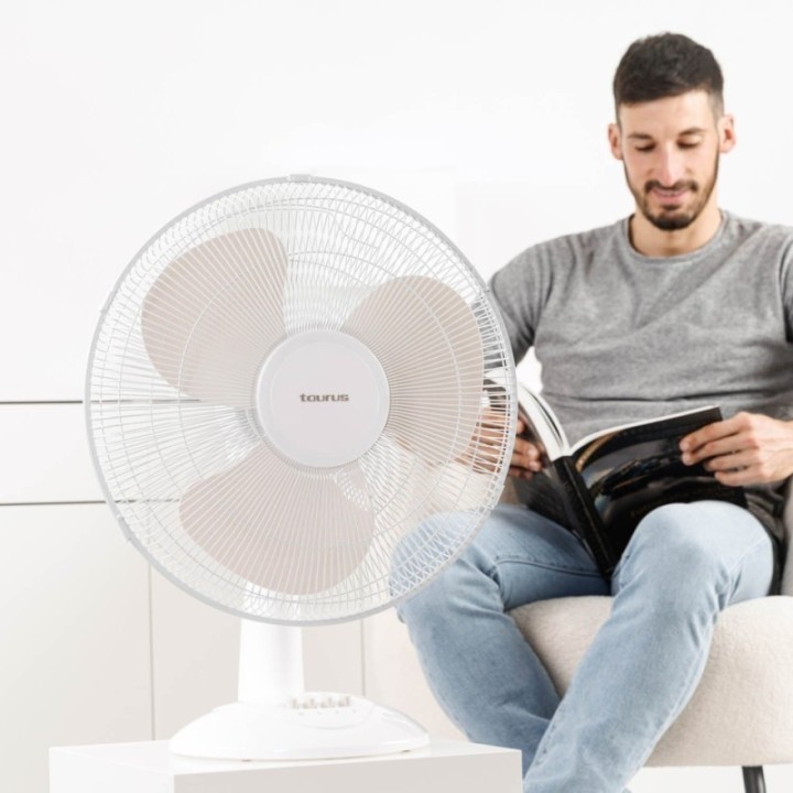 Taurus GRECO 16 PURE - Ventilateur de table blanc diam. 40 cm